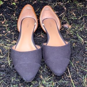 Merona Black and Tan flats